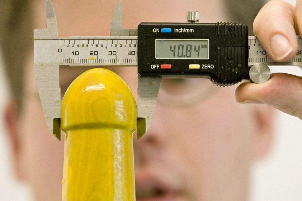 medição do volume do pênis antes do aumento