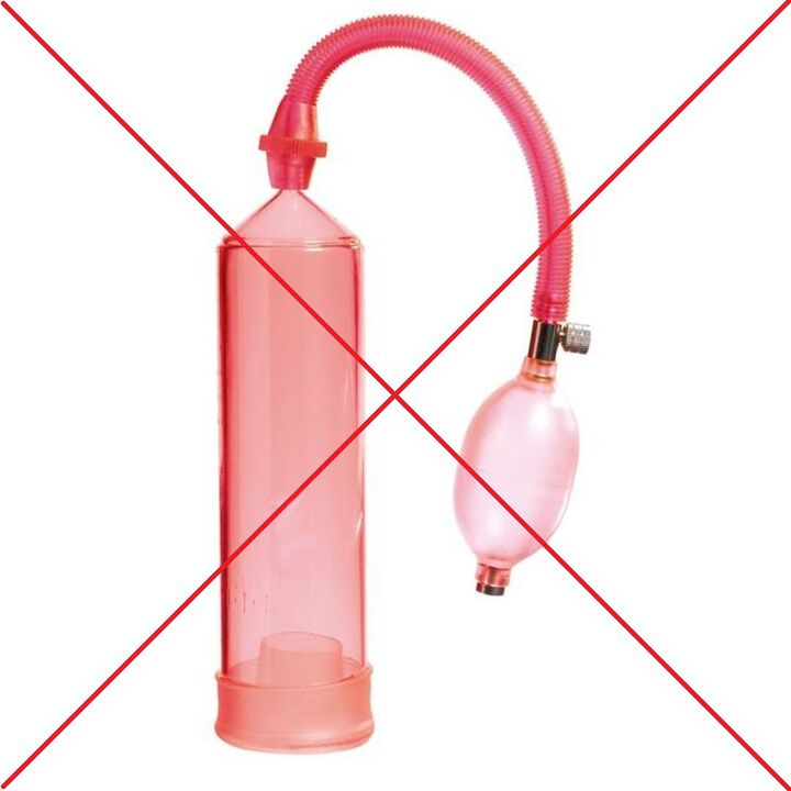 Contra -indicações para o uso de bombas de vácuo